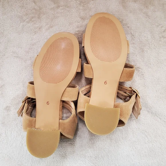 BNWOB Marais x For Love and Lemons Glitter Holiday Sandals - Picture 10 of 15